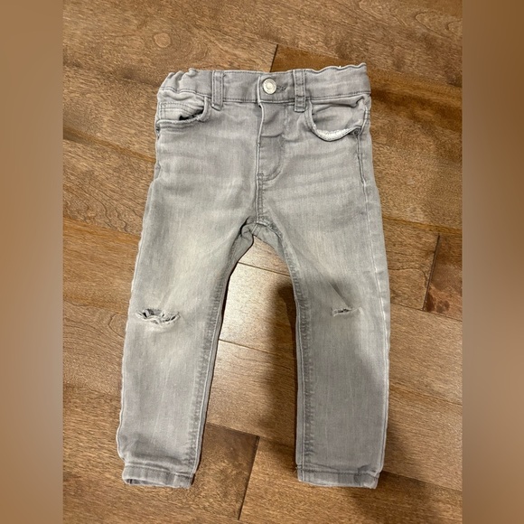 Zara Kids Light Gray Jeans - Picture 1 of 2